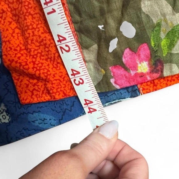 Handcrafted patchwork Kantha kimono jacket robe made in India XL - Picture 8 of 8